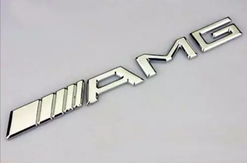 Mercedes AMG Emblem für Mittelkonsole Armaturenbrett Innenausstattung aufkleber - Bild 4 von 4