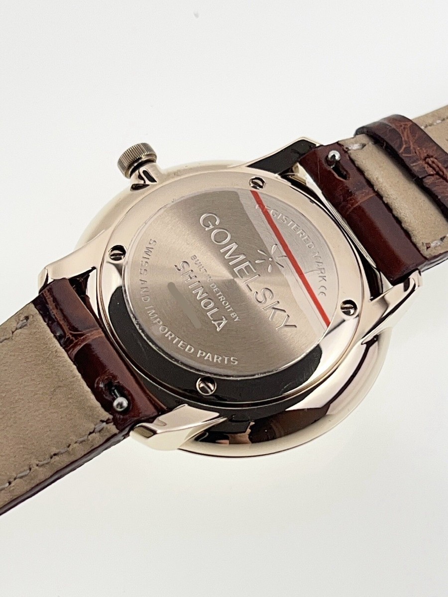 Gomelsky by Shinola Audry Rose Cream Dial Alligator Brown Leather Strap s-l400.jpg main image 4