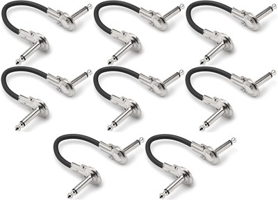 8 New Hosa IRG-1005 Low Profile Flat Pancake 6'' Patch Cables IRG-6005 +2