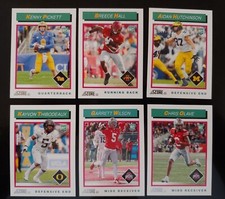 2022 Score Football Cards Throwback Insert Series Rookies RC Pickett Olave Hall