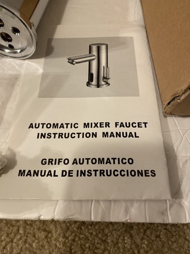 Automatic Sensor Faucet Chrome Finish Touch Free Operation Model JSD8903 - Picture 5 of 10