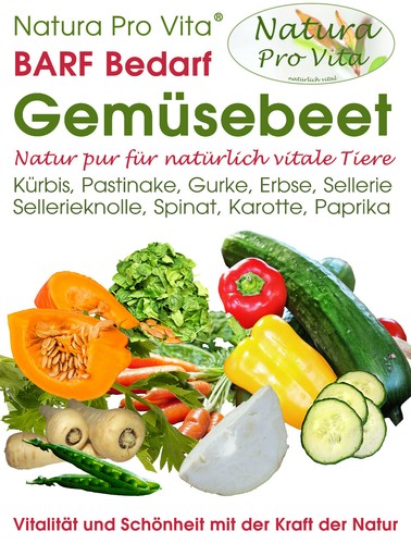 Barfgemüse Hund glutenfrei getreidefrei deutsche Top Qualität Natura ProVita 3kg - Bild 7 von 8
