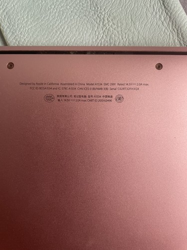 Apple MacBook 12 inch Laptop - MMGL2LL/A - Afbeelding 4 van 4