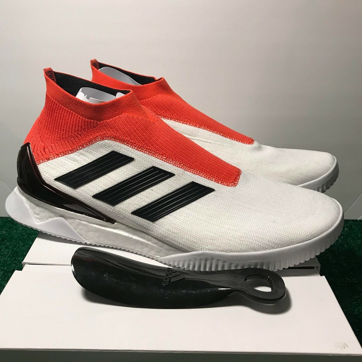 New Adidas Predator Tango 18+ TR CM7686 Coral PrimeKnit New Adidas Predator Tango 18+ TR CM7686 Coral PrimeKnit