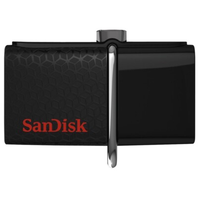 Sandisk Ultra Dual Drive USB 3.0 (64GB) Speicherstick USB-Flash-Laufwerk schwarz