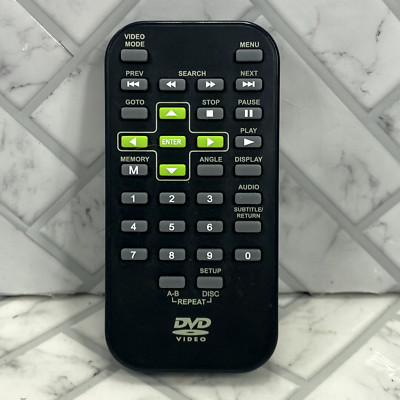 RCA DRC6289 Portable DVD Remote Control Clean Tested & Works SEE VIDEO