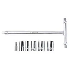 Tusk 3-Way Mini T-Handle Wrench Tool Kit 1/4" Drive