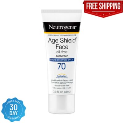 Neutrogena Age Shield Face Oil-Free Sunscreen SPF 70, 3 fl. oz