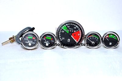 Massey Ferguson Tractor Gauge Kit – Tachometer, Temp, Oil Pressure, Volt & Fuel Gauges 2 thumbnail image