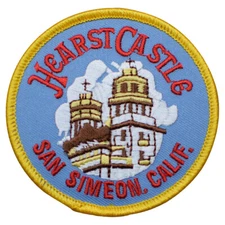 Hearst Castle Patch - San Simeon, San Luis Obispo, Central Coast 3" (Iron on)
