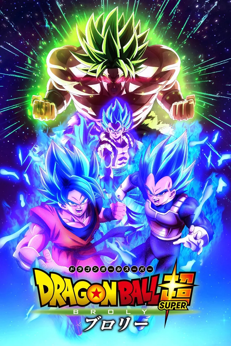 Dragon Ball Super Movie Poster Broly Gogeta Goku Vegeta 12inx18in Free  Shipping