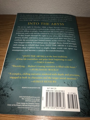 INTO THE ABYSS, CAROL SHABEN - Picture 2 of 2