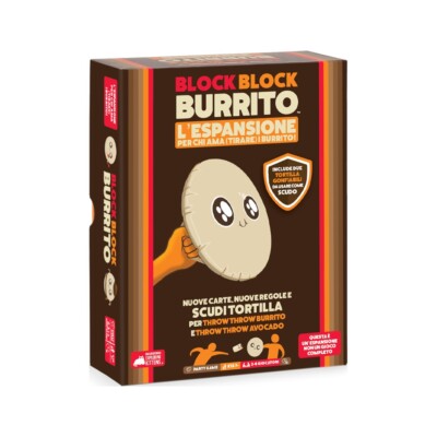 Asmodee BLOCK BLOCK BURRITO Erweiterung Gesellschaftsspiel Italienisch Neu NEW