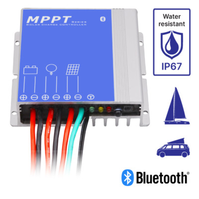 Solarladeregler für Boote - IP67 - 10A - MPPT - Bluetooth - Lumiax SMR