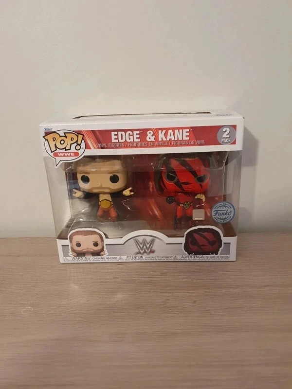 Figurine Pop WWE duo Edge et Undertaker pour compléter votre collection manquante