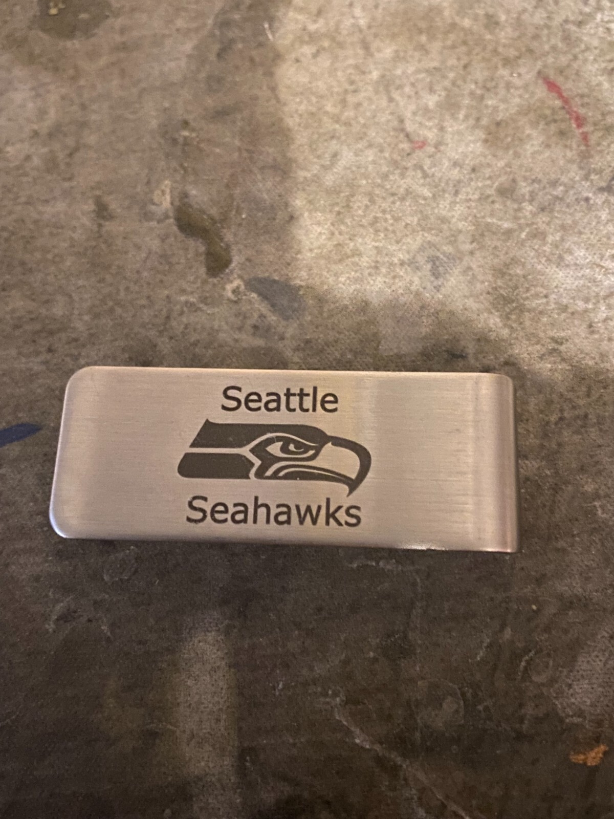 Seattle Seahawks Engraved Money Clip for Men-image