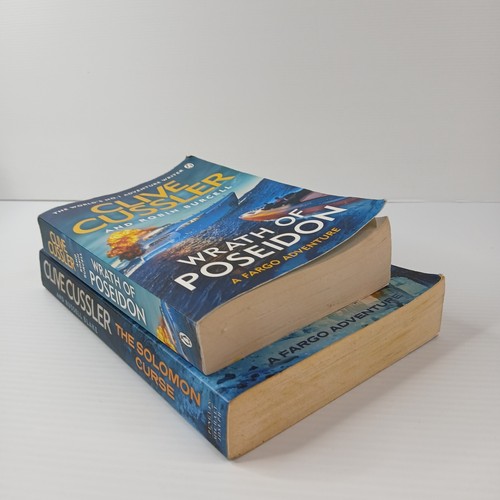 2 x Clive Cussler Books Fargo Adventure Solomon Curse Paperback - Picture 8 of 14