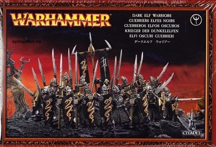 Dark Elf Warriors 16 Models NIB Warhammer The Old World RARE OOP!