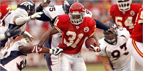 Authentic Priest Holmes Kansas City Chiefs El Salvador White Reebok Jersey 50 - Picture 17 of 17
