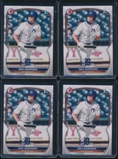 Lot of (4) MAX ANDERSON 1st 2023 Bowman Draft Paper TIGERS Rookie Card RC