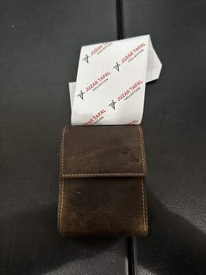 RFID Leather Slim Bi-Fold Chain Wallet for men Biker without Chain