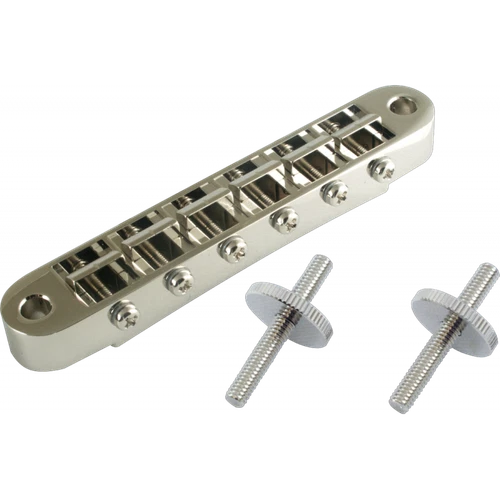 Bridge, Gotoh, GE103B, Tune-O-Matic, Standard Post, Color: Nickel