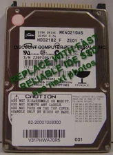 Replace Worn Out MK4021GAS with 40GB Fast Reliable SSD 2.5" 44 PIN IDE Drive