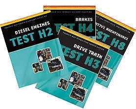 ASE Transit Bus H1 H2 H3 H4 H5 H6 H7 H8 Delmar Test Prep Exam Manual 8 Book Set