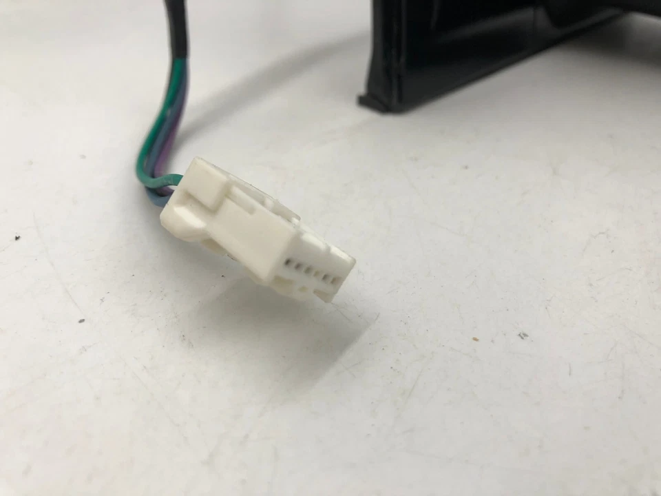 Espejo retrovisor eléctrico Nissan Quest 2008-2009 con vista lateral del conductor blanco OEM D03B46026 Foto 3 de 4