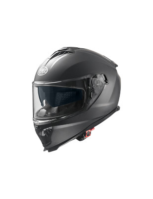 Helm INTEGRALE Motorroller Schwarz Matt Premier Typhoon U9BM ON1 Genehmigt