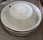 <!--F#f_0-->Vintage Unknown Brand Set Of 4 Car Hubcaps 15” Pastel Light Green<!--F/-->