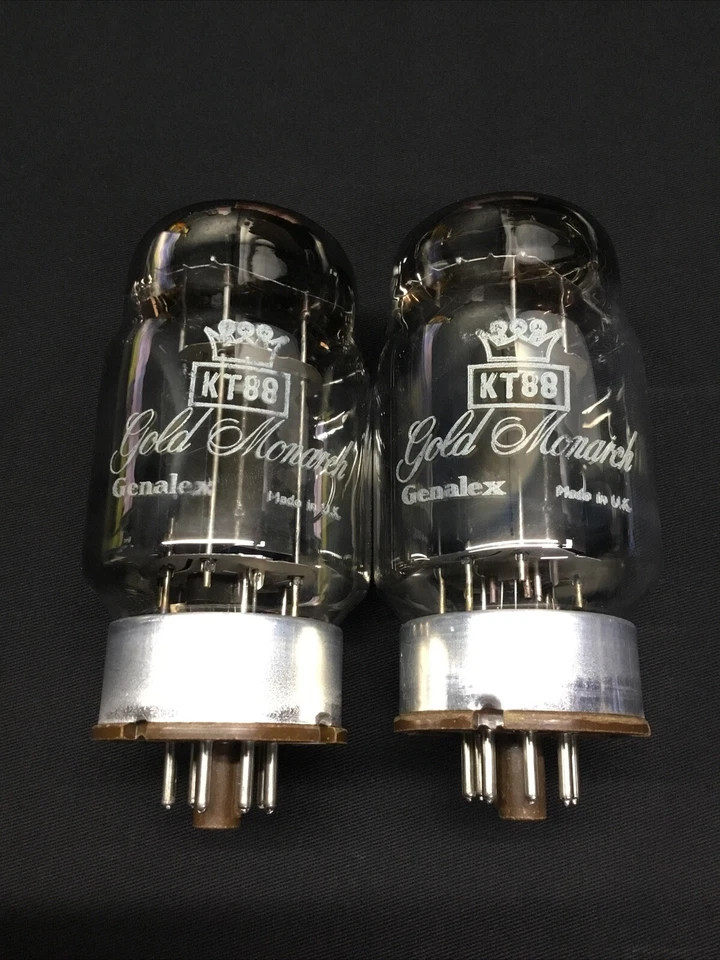 Nuevo en caja Par de TUBOS DE VACÍO GENALEX KT88 (plástico sellado) emparejados de fábrica U.8807 Foto 3 de 4