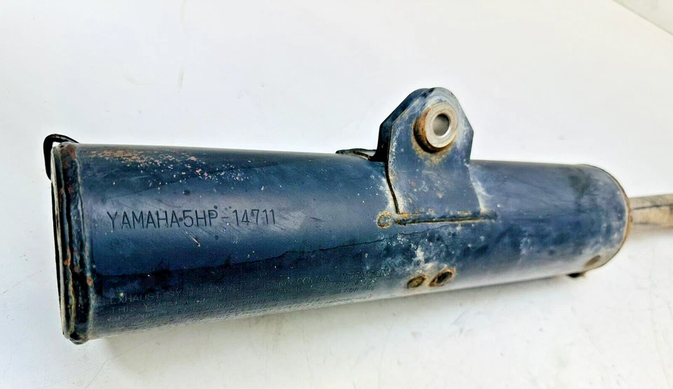 Tubo silenciador silenciador escape moto cross OEM 2000-2007 Yamaha TTR125 TTR 125 125 L Foto 2 de 4