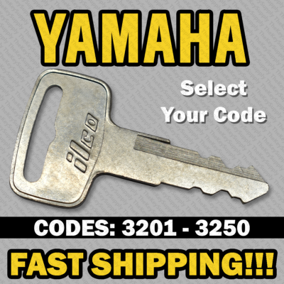 Yamaha Snowmobile Sled Key Cut to Your Code 3201 - 3250 | eBay