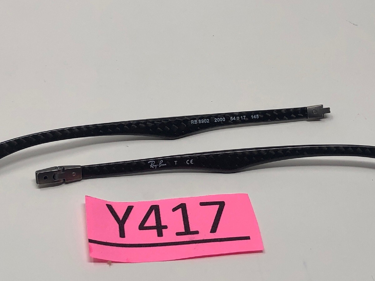ラッカ庵野パーツ Authentic Temple Replacement PARTS Ray Ban RB8901 2000 145mm