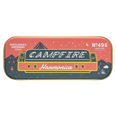 Herren Hardware Lagerfeuer Mundharmonika in Dose Unikat Weihnachtsgeschenk für Männer
