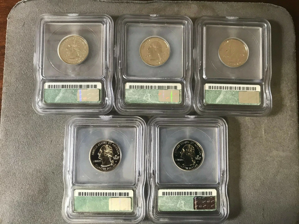 2002-S ICG state proof quarter set - Graded Proof 69 DCAM - Image 3 of 4