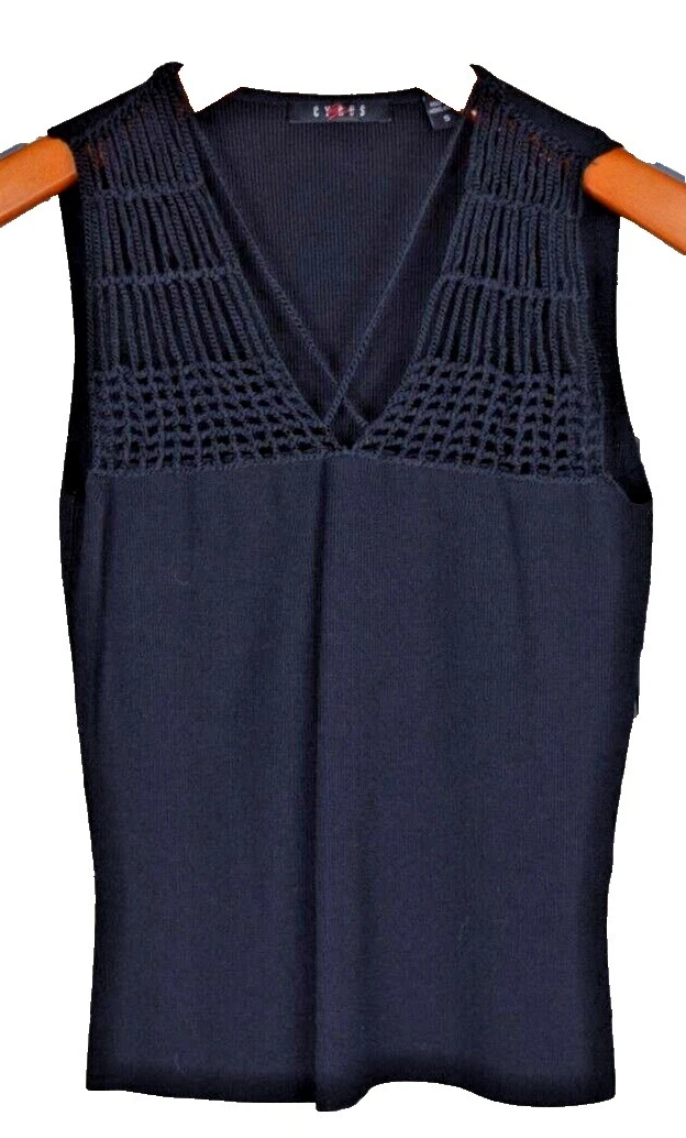 Glam Rock Top Vintage de Nylon para De mujer