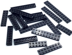 STUD PLATE PIECES LONG THIN BASE BRICK 