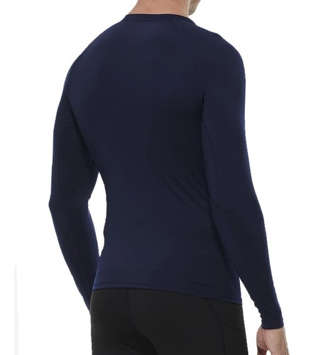 Men's Compression Shirts Long Sleeve Athletic T Shirts Workout Cool Dry Runni... - Picture 3 of 7