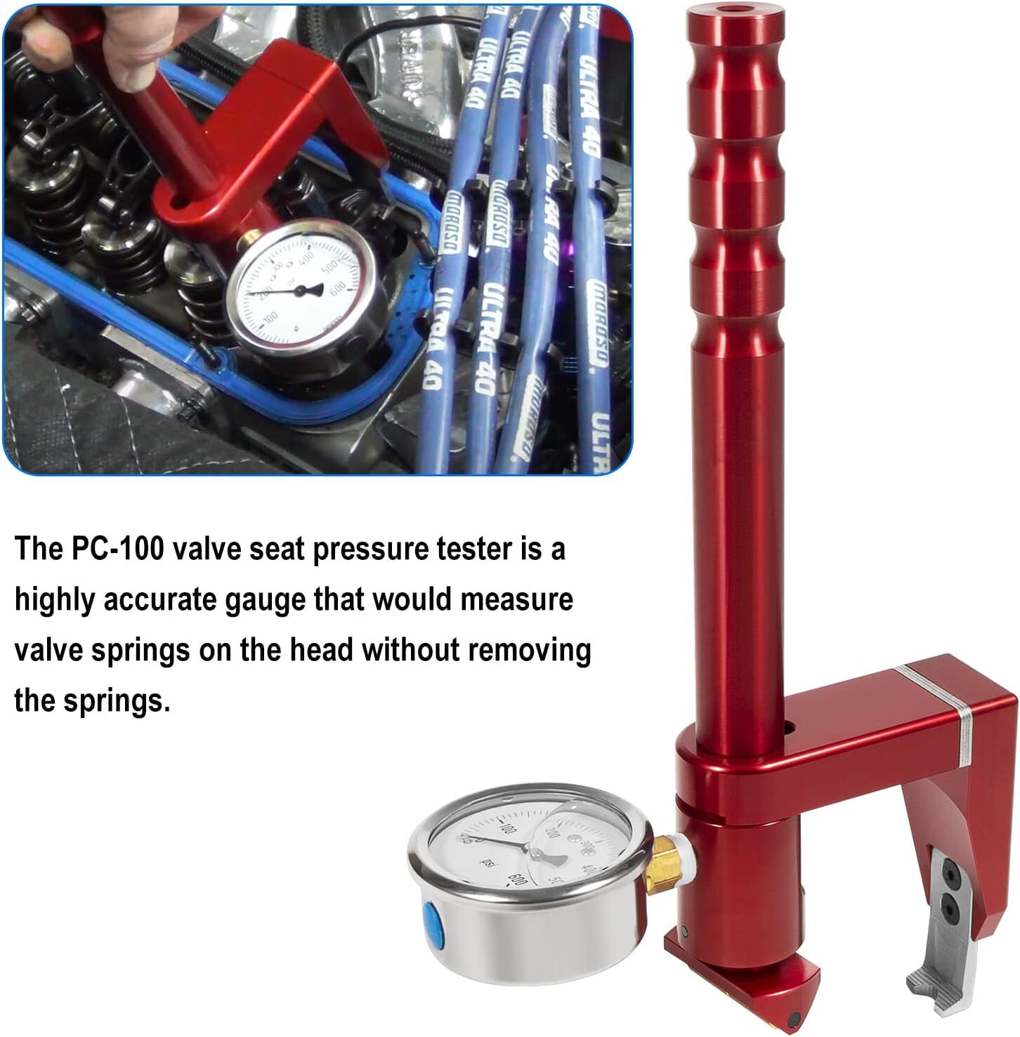 Universal PC100 Valve Seat Pressure Tester Valve Spring Pressure