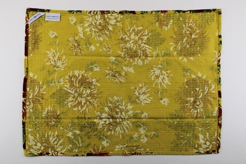 NWOT April Cornell Pot Holder Oven Mitt Towels Yellow Floral 4 Piece Kitchen Set - Picture 11 of 13