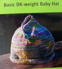 Baby Roll Brim Hat Quick  Easy Knitting Pattern 68 Theresa Gaffey 2003 NB-2yrs