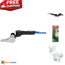 Elegant Chrome Universal Toilet Tank Lever with Adjustable Arm for All Models