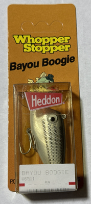 ヴィンテージルアーwhopper stopper c1947 4786-204 Vintage Whopper Stopper Heddon Bayou Boogie White Bass | eBay