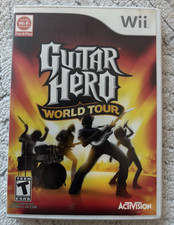 Guitar Hero: World Tour Nintendo Wii w/ Case, Disc & Manual T NTSC-U/C