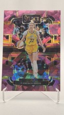 Panini 2024 Select WNBA Cameron Brink Concourse Pink Cracked Ice Prizm RC #56