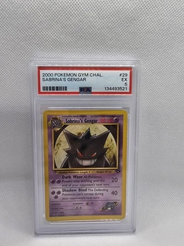 Sabrina's Gengar 29/132 Gym Challenge Regular PSA 5