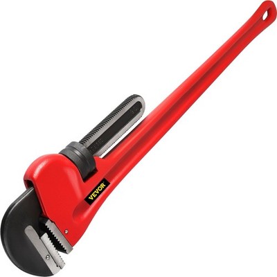 60'' Heavy Duty Plumbing Pipe Wrench Cast Iron Adjustable Plumber Tool Repair