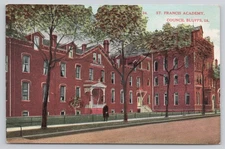 St Francis Academy Council Bluffs IA Iowa Vintage Postcard